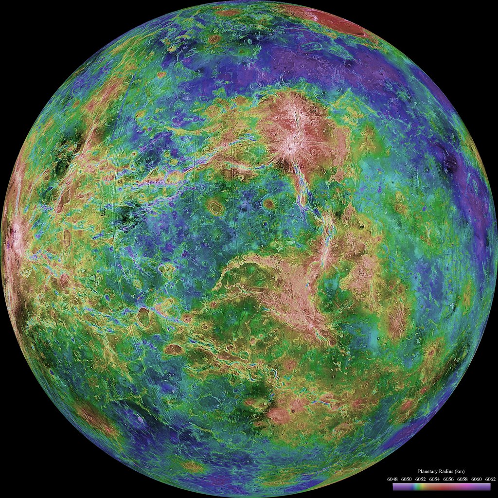 Hemispheric View of Venus