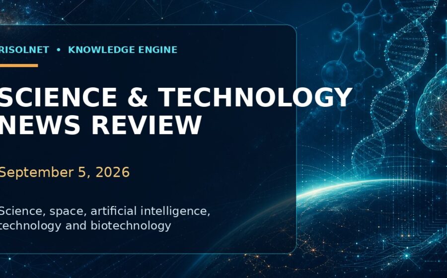 Science and Technology News Review | September 5, 2026